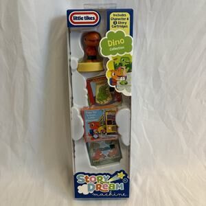 Little Tikes Story Dream Machine DINO Story Collection w Dino Figurine 3 Books